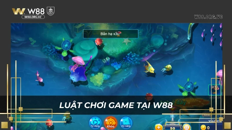 CRAZY FISHING 2 – Game Bắn Cá Đang HOT Tại Nhà Cái W88 1 Quy định khi bắn cá CRAZY FISHING 2