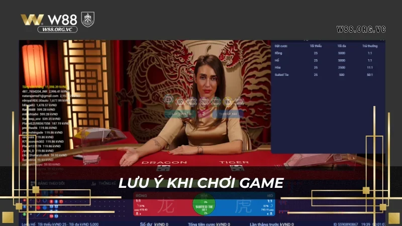 Game Rồng Hổ tại W88 – Bí Quyết Làm Giàu Cực Dễ 3 Nên thử nghiệm tất cả những biến thể game tại W88