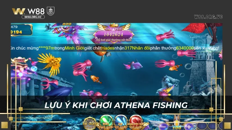 ATHENA FISHING W88 – Săn Cá Đổi Thưởng Cực Mát Tay 3 Phải nắm rõ quy luật tính điểm khi chơi ATHENA FISHING