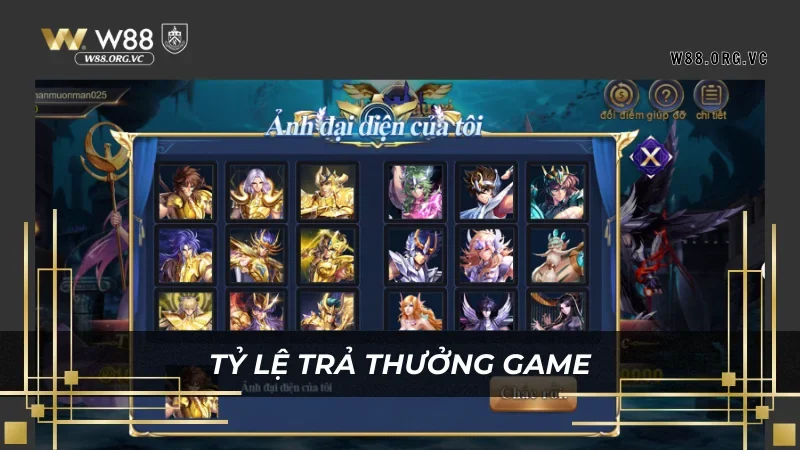 ATHENA FISHING W88 – Săn Cá Đổi Thưởng Cực Mát Tay 4 Tỷ lệ đổi thưởng của game săn cá tại W88 cao nhất hiện nay
